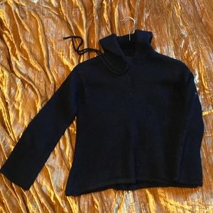 Reformation Black Alpaca Hoodie Sweater XS